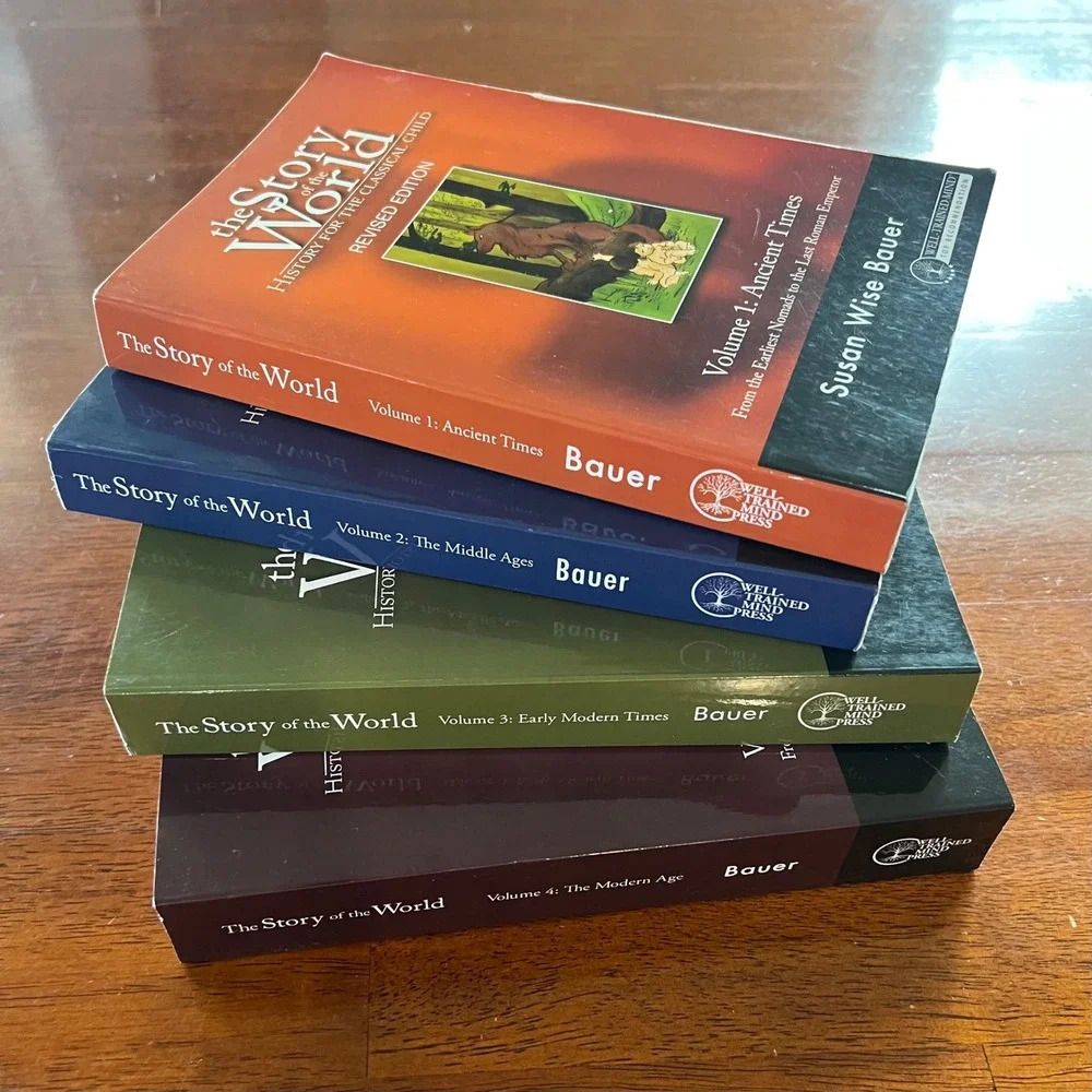 The Story of the World Volumes 1-4 Revised Edition‎ Susan Wise Bauer History Set